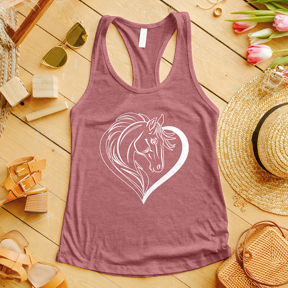 Love Horse Shirt Tank Top