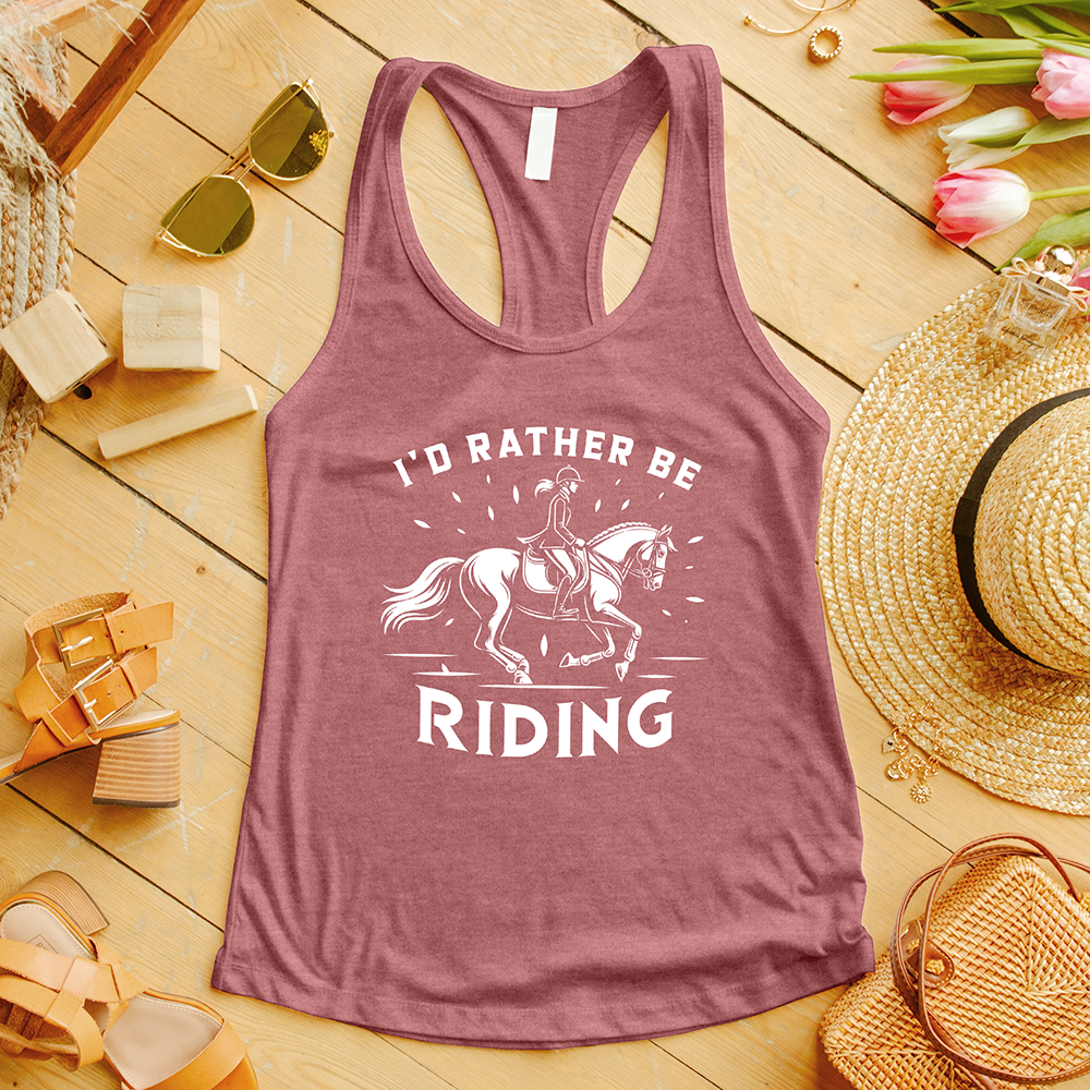 I'd Rather Be Riding Tank Top