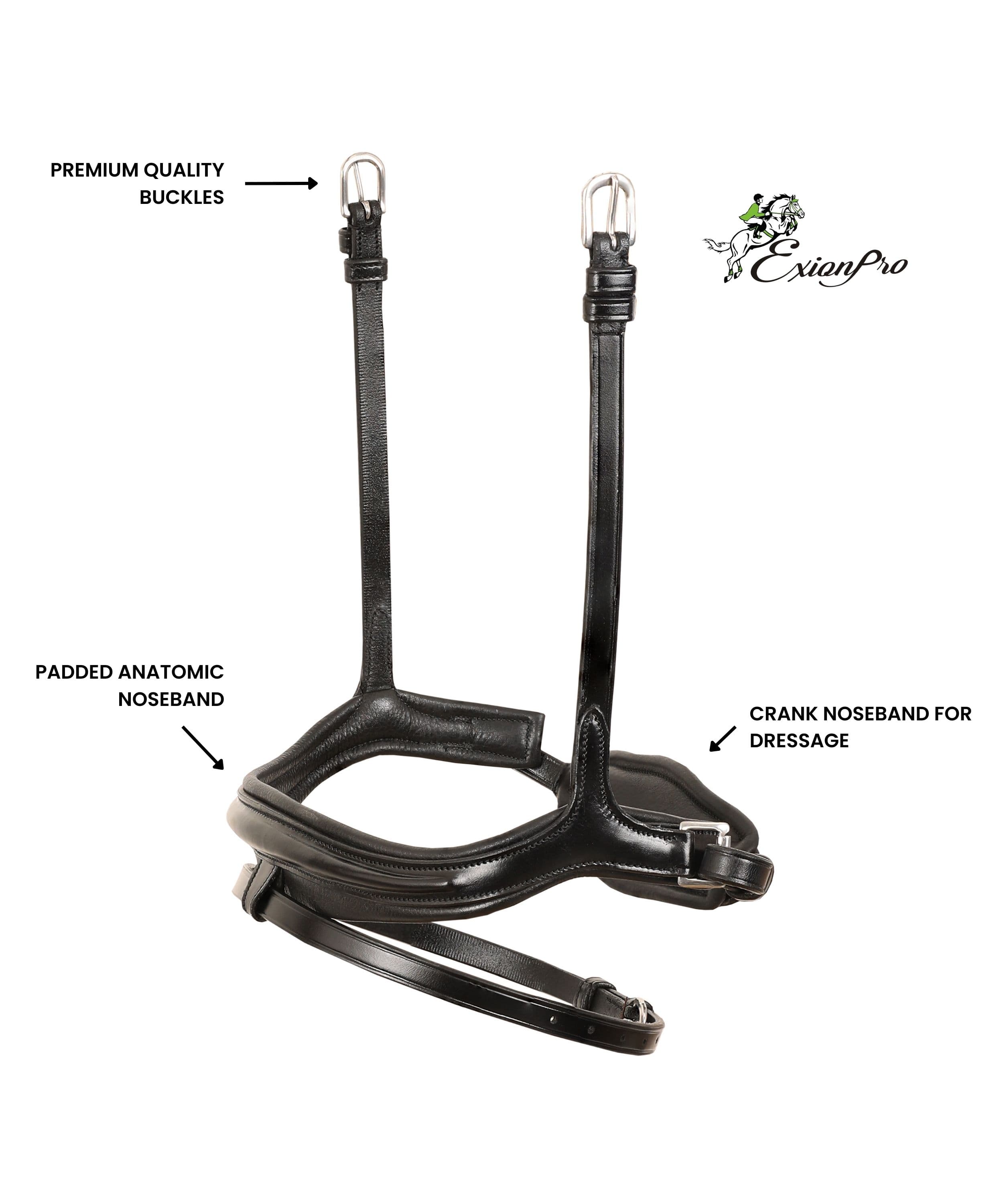 Replacement Noseband of ExionPro 'Ursa' Anatomic Dressage Bridle