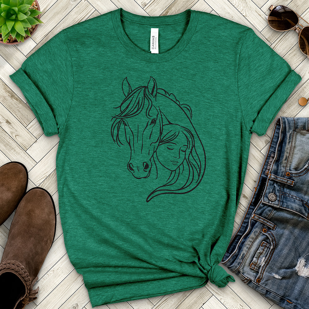 Horse And Girl Tee