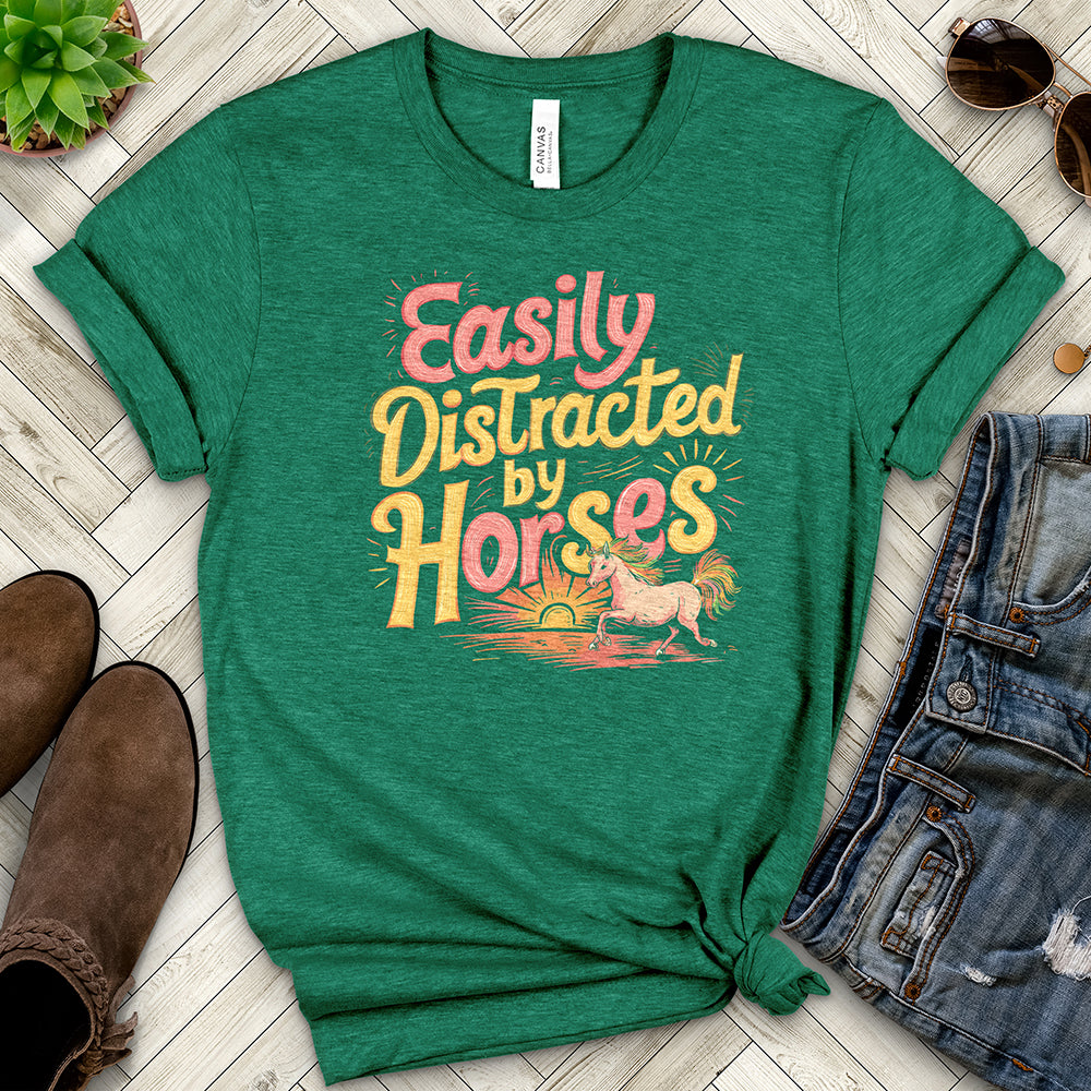 Easily Distracted by Horses Tee