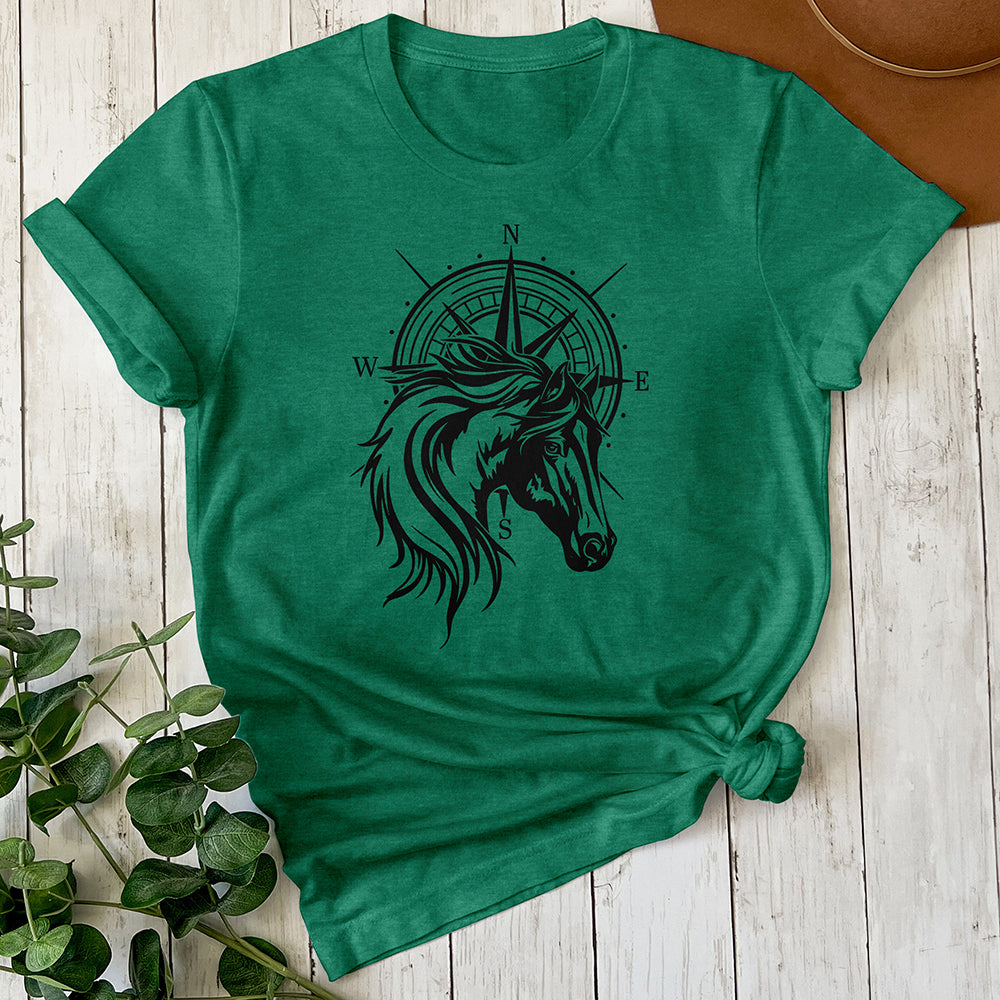 Horse With Compass Tee