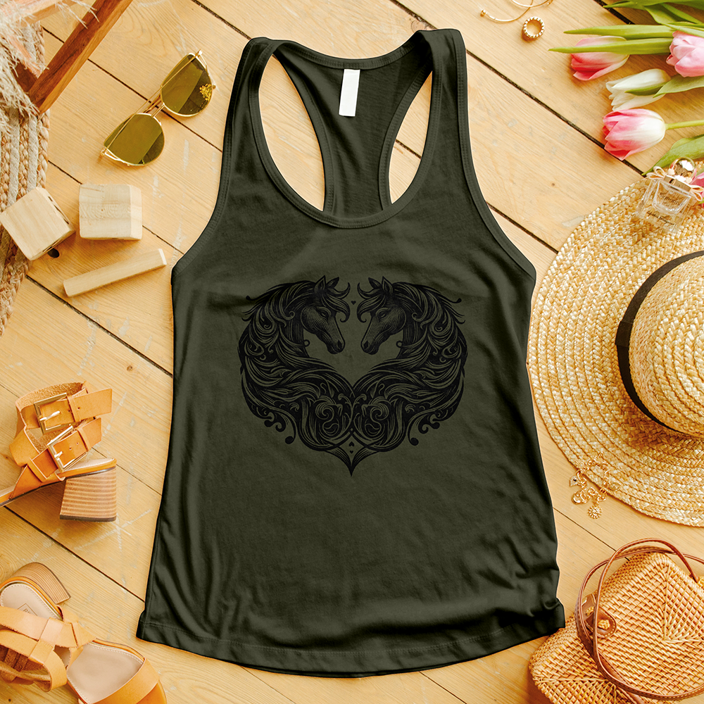 Horses Fill My Heart Tank Top