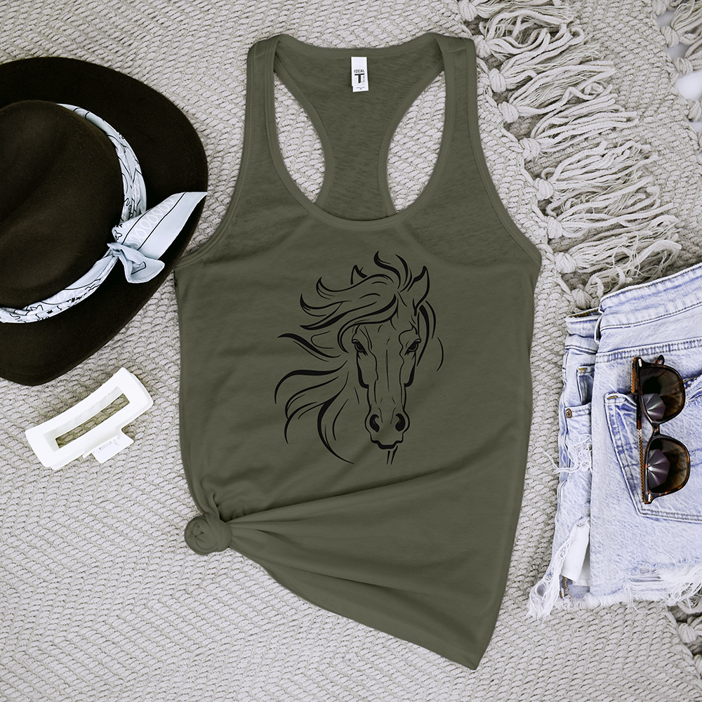 Horse's Head Tank Top