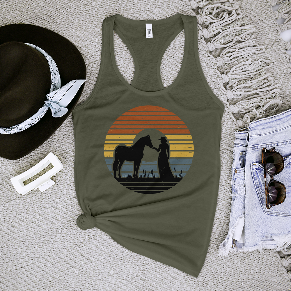 Horse Girl Shirt Tank Top