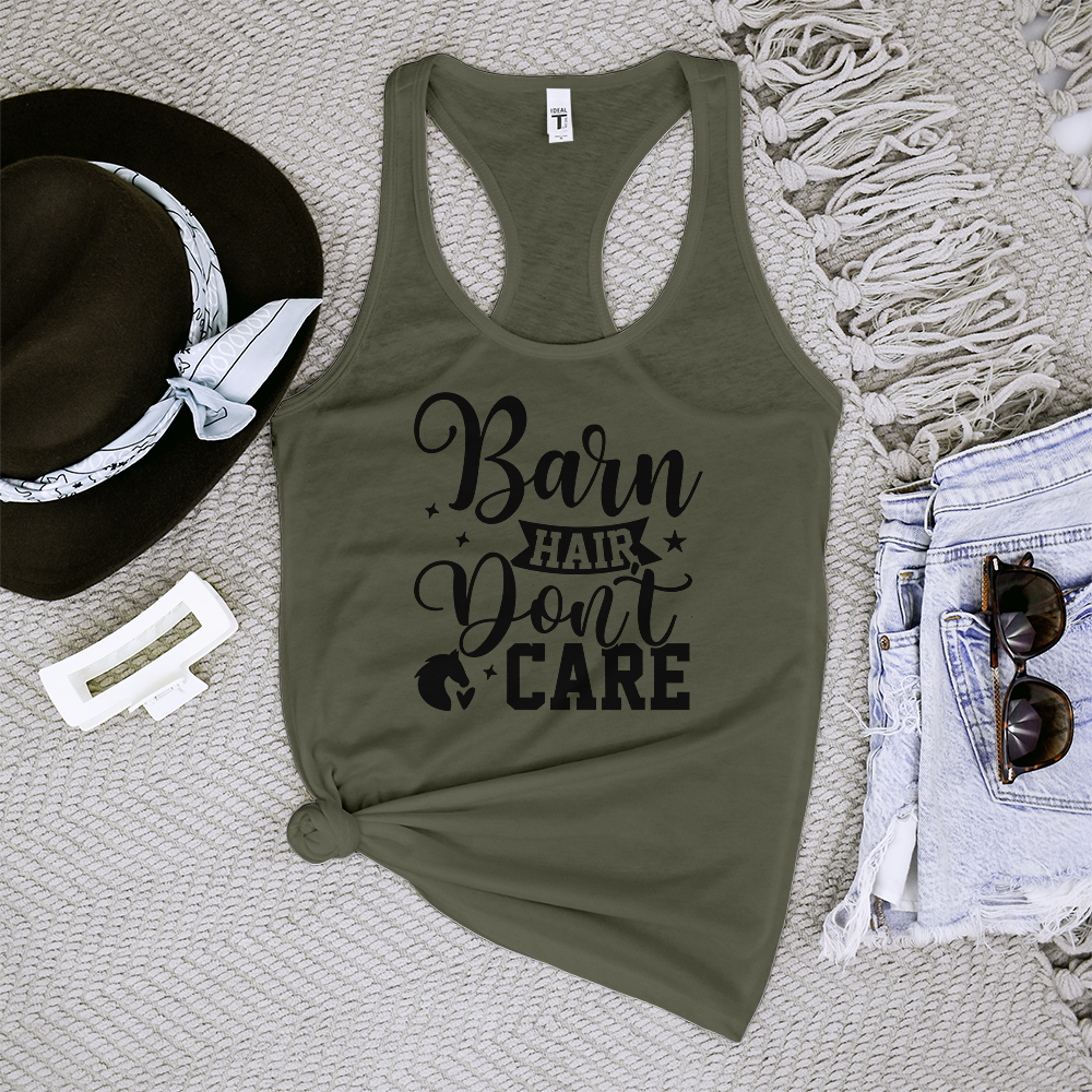 Barn Hair Don't Care V4 Tank Top