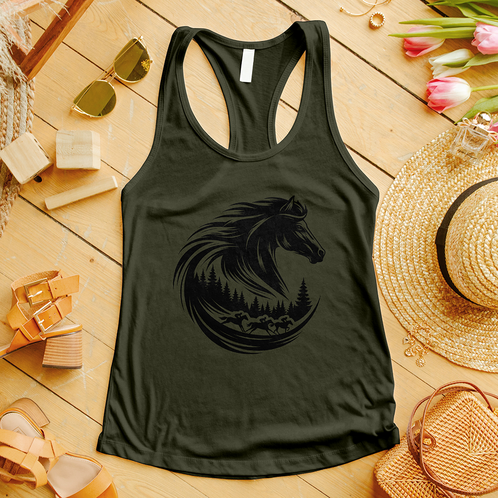 Majestic Horse's Head Tank Top