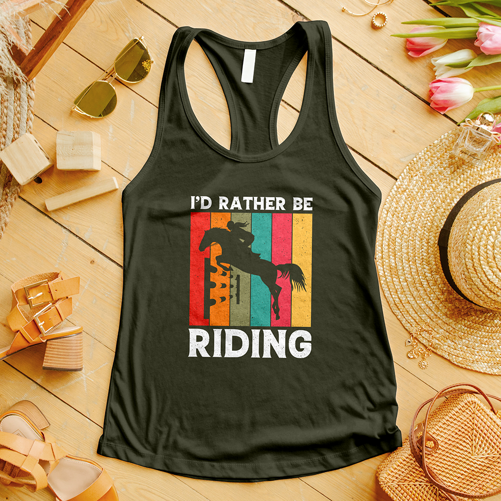 I'd Rather Be Riding 2 Tank Top