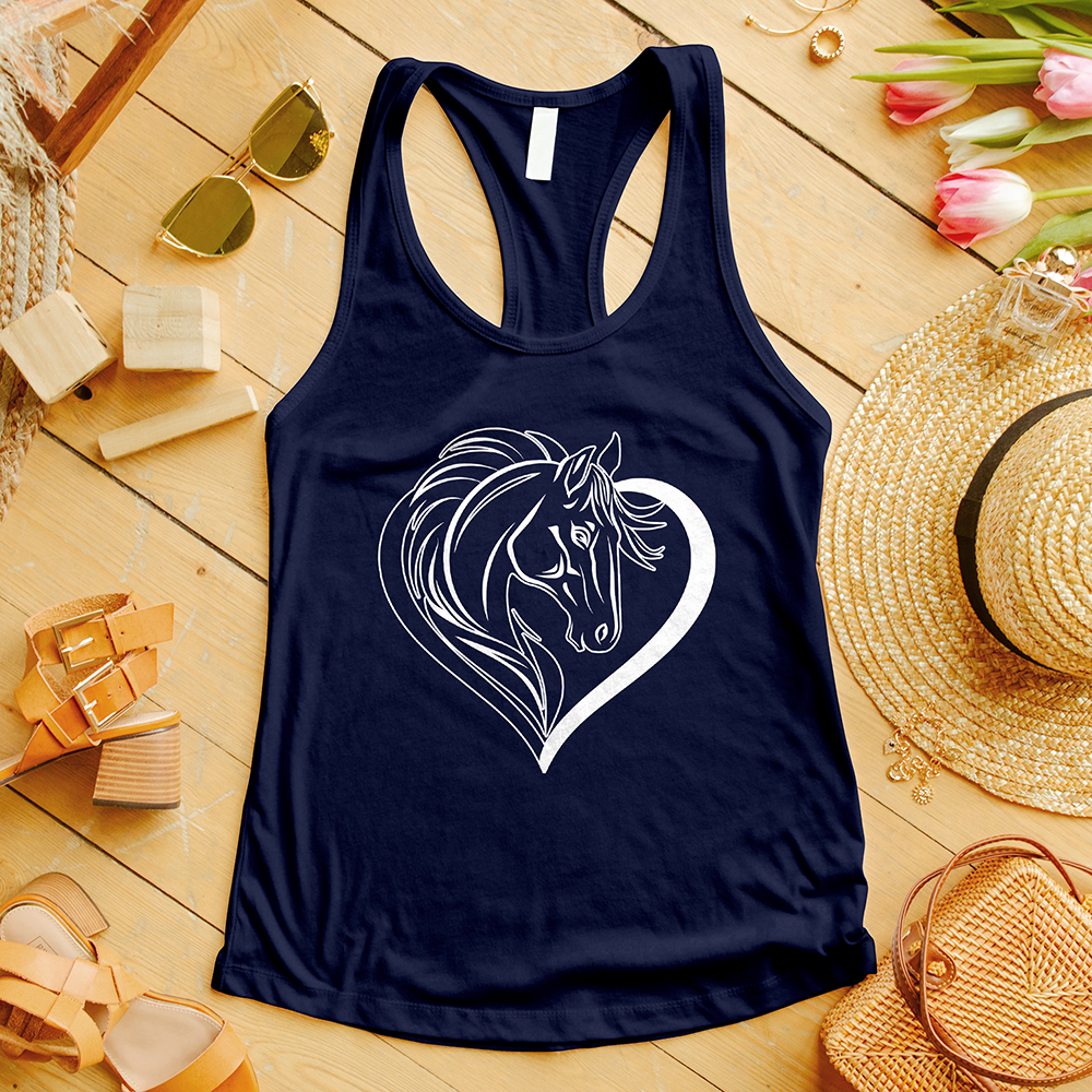 Love Horse Shirt Tank Top