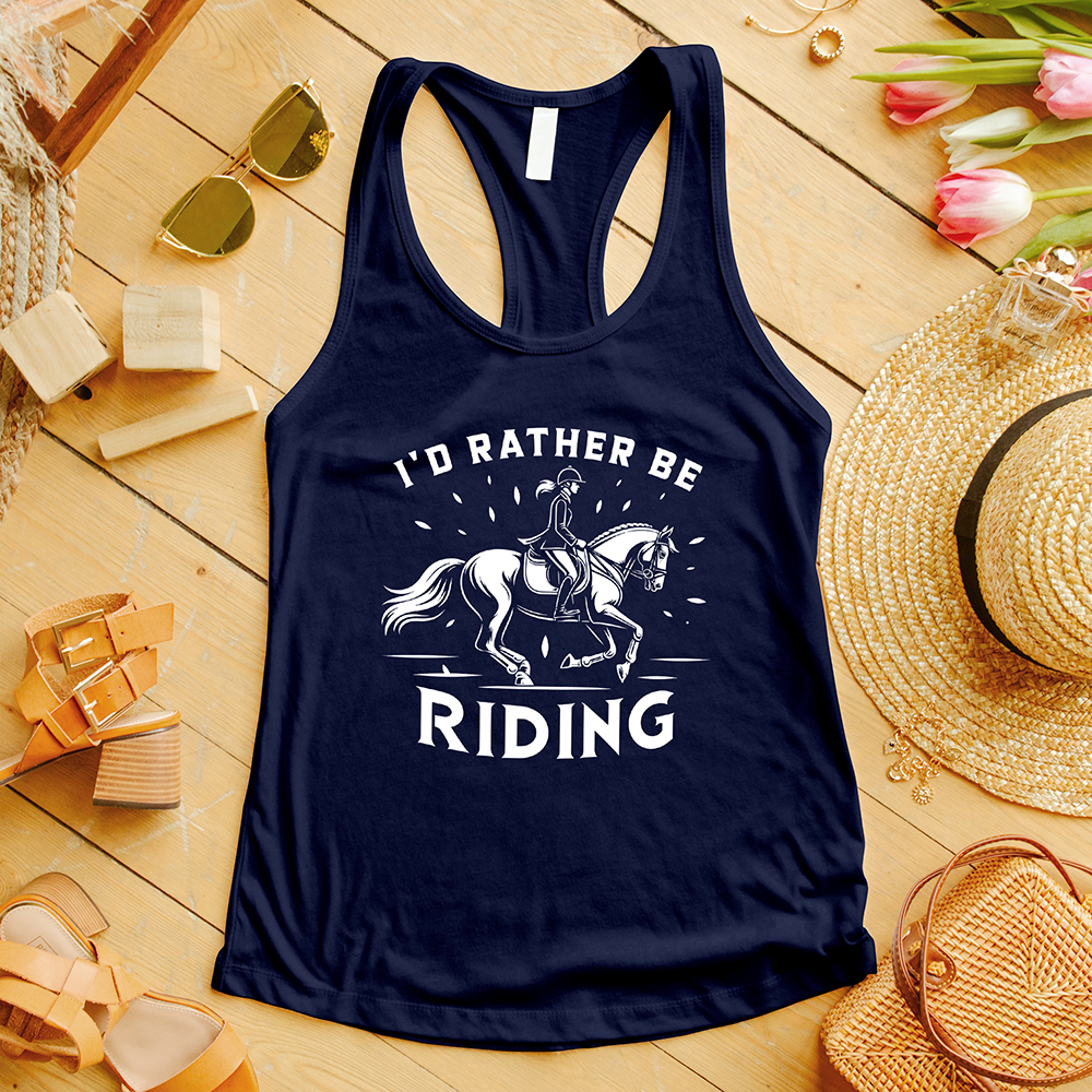 I'd Rather Be Riding Tank Top