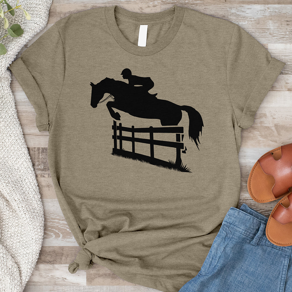 Horse Jumping Fence Tee