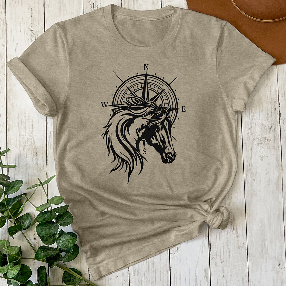 Horse With Compass Tee