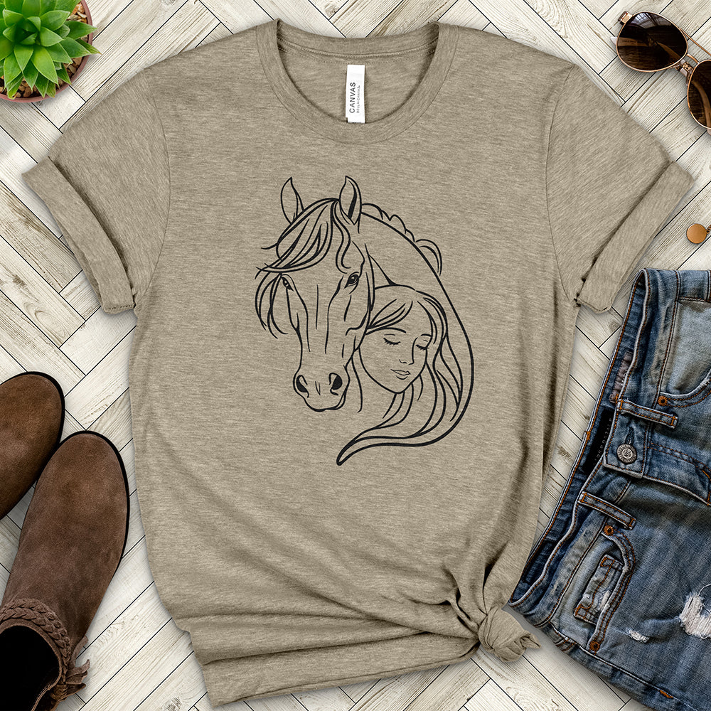 Horse And Girl Tee