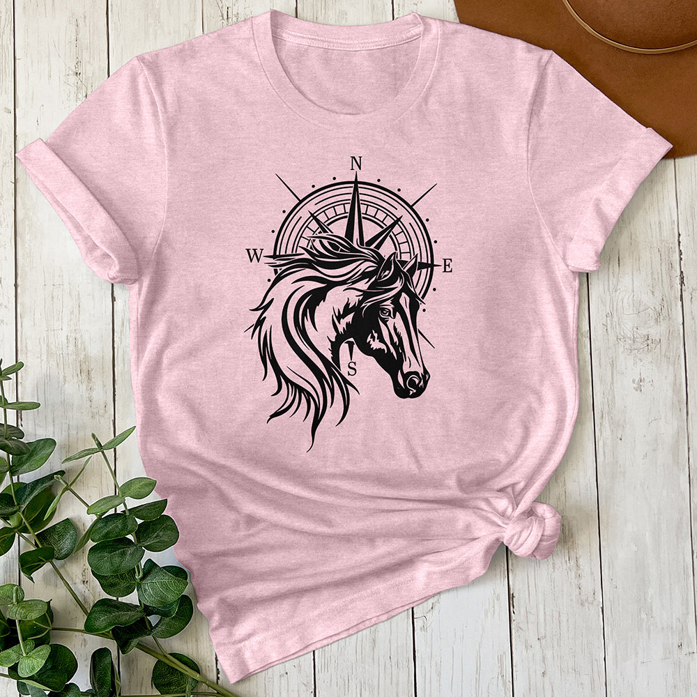 Horse With Compass Tee