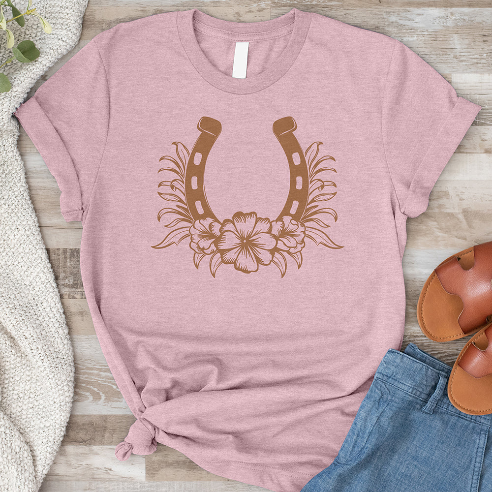Horseshoe Flower Tee