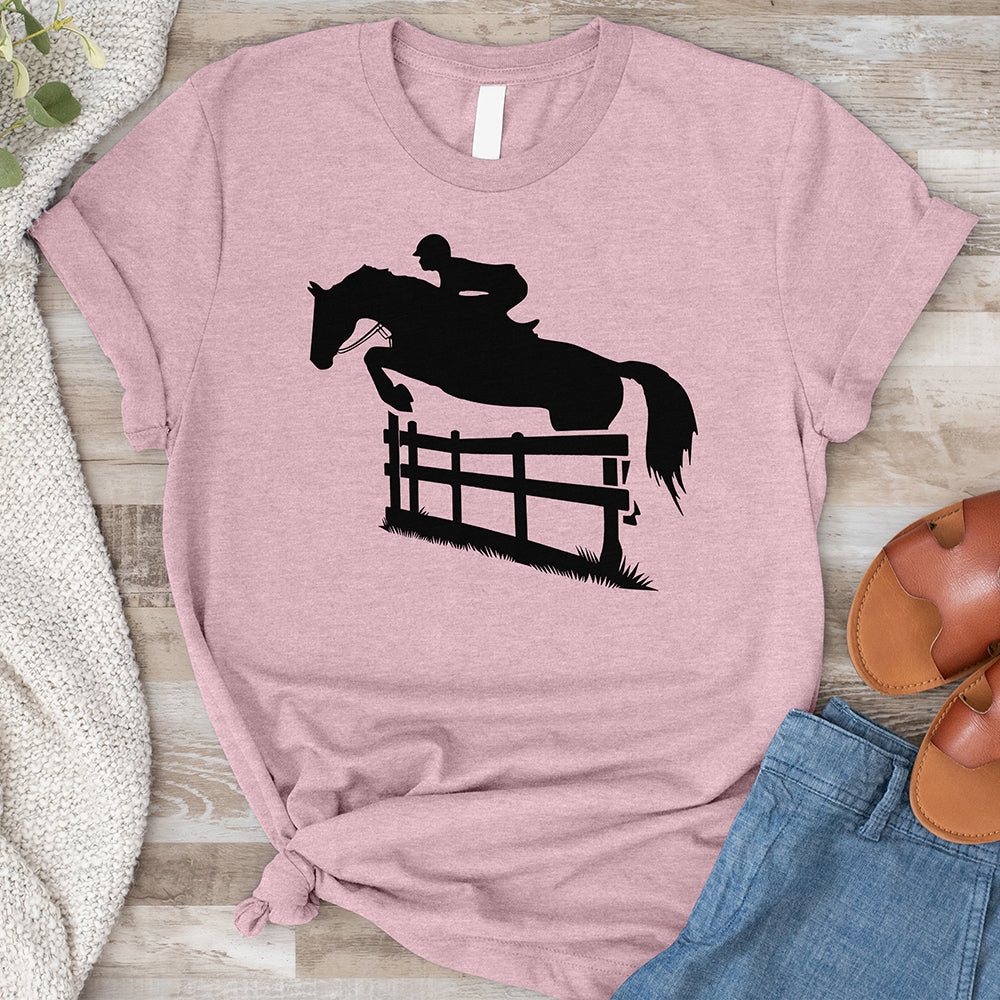 Horse Jumping Fence Tee