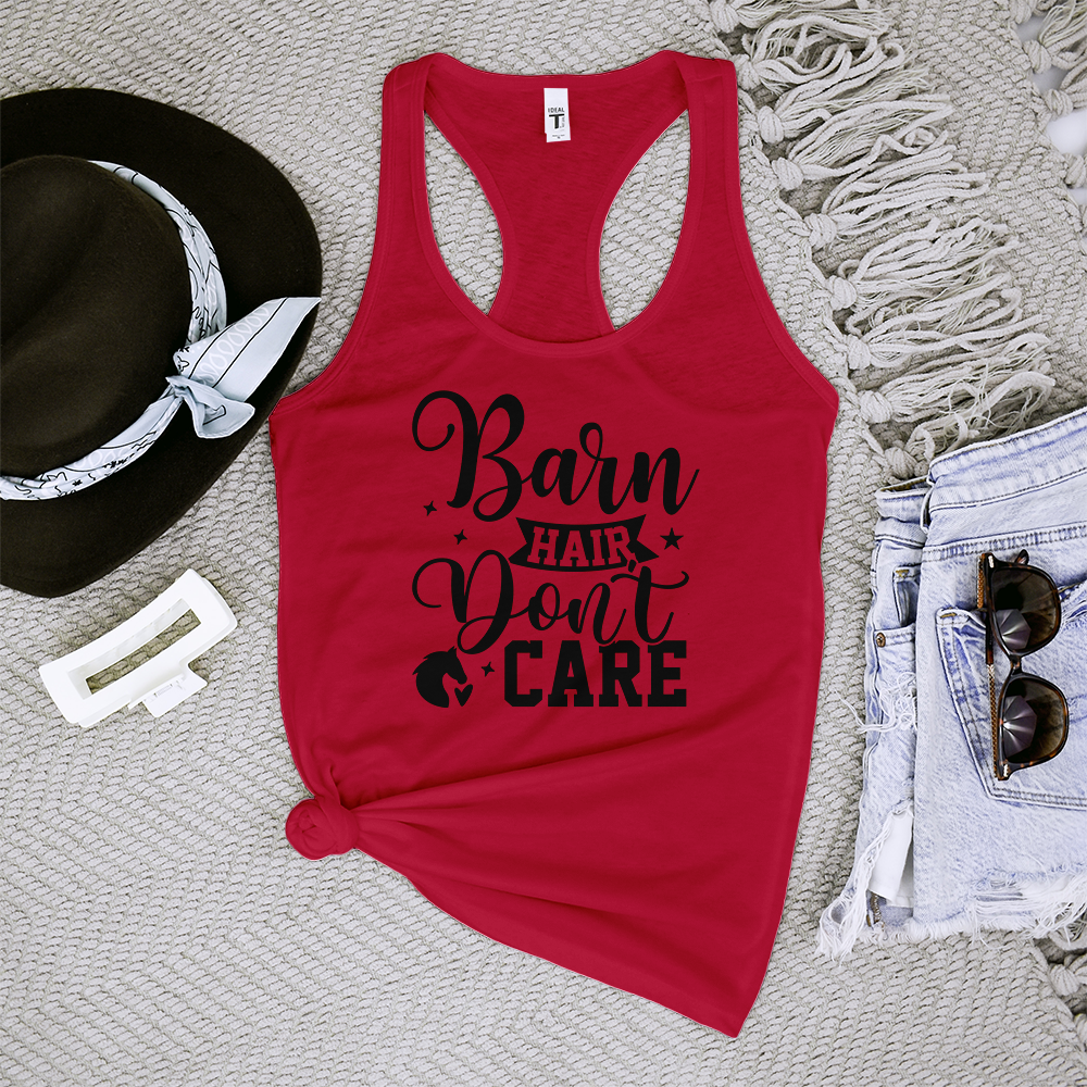 Barn Hair Don't Care V4 Tank Top