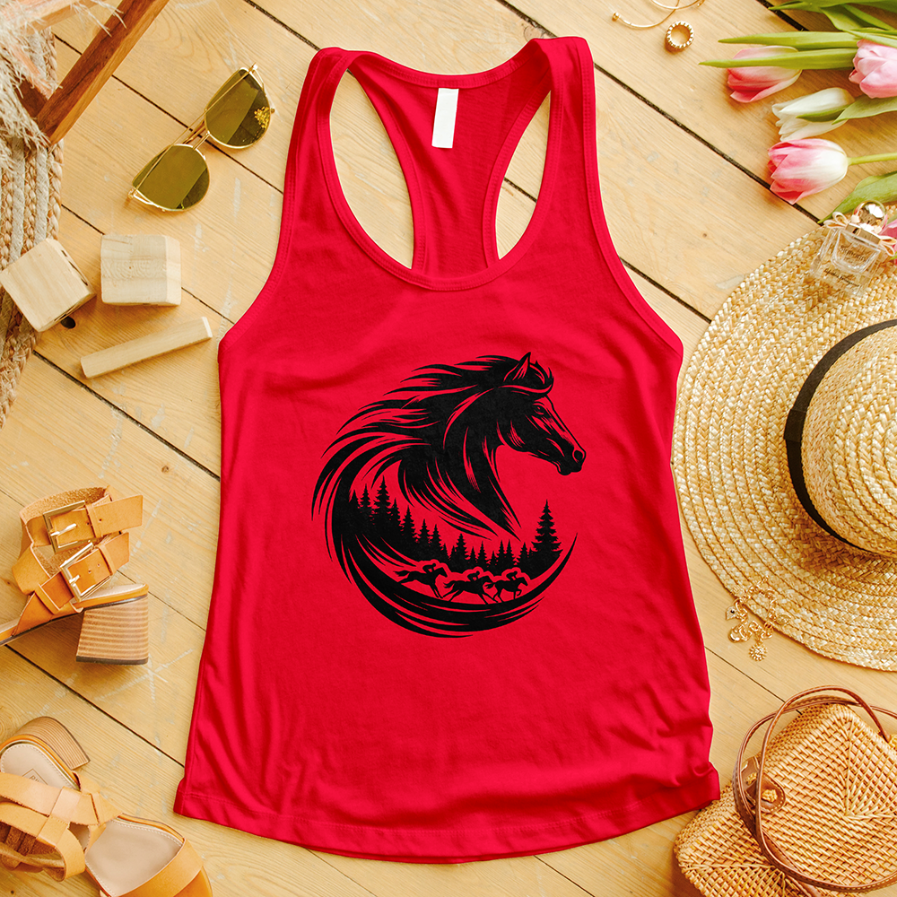 Majestic Horse's Head Tank Top
