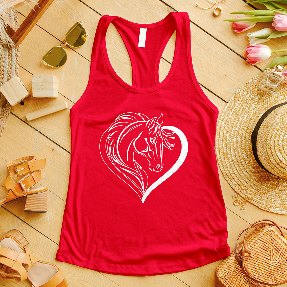 Love Horse Shirt Tank Top