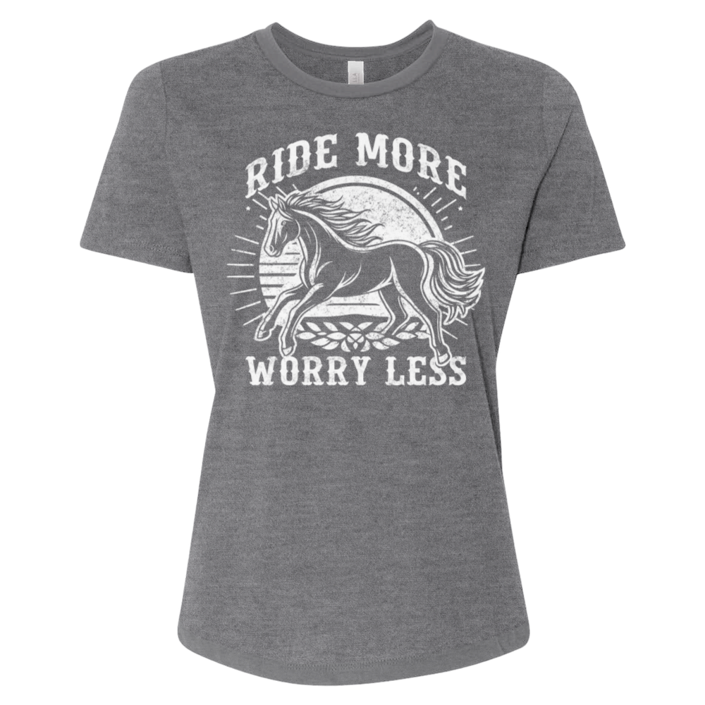 Ride More, Worry Less Tee