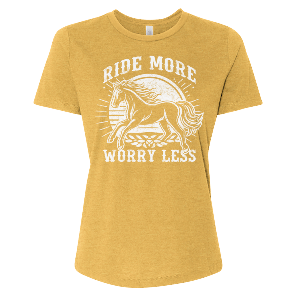 Ride More, Worry Less Tee