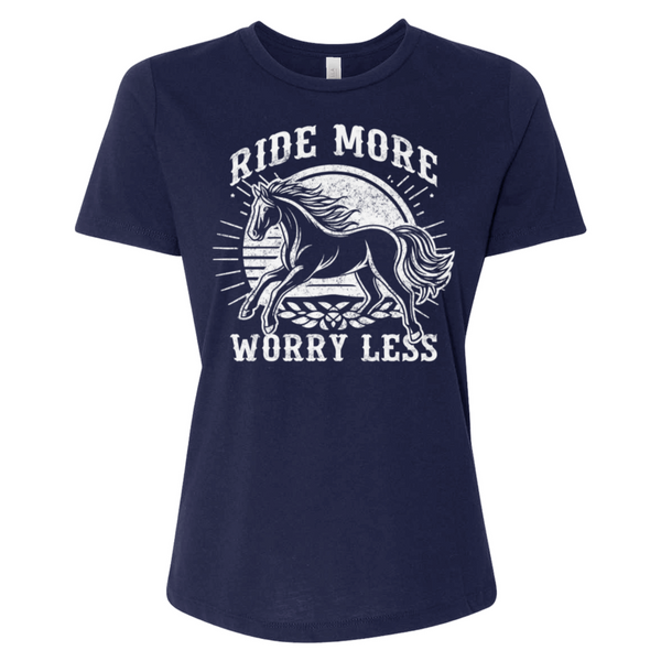 Ride More, Worry Less Tee