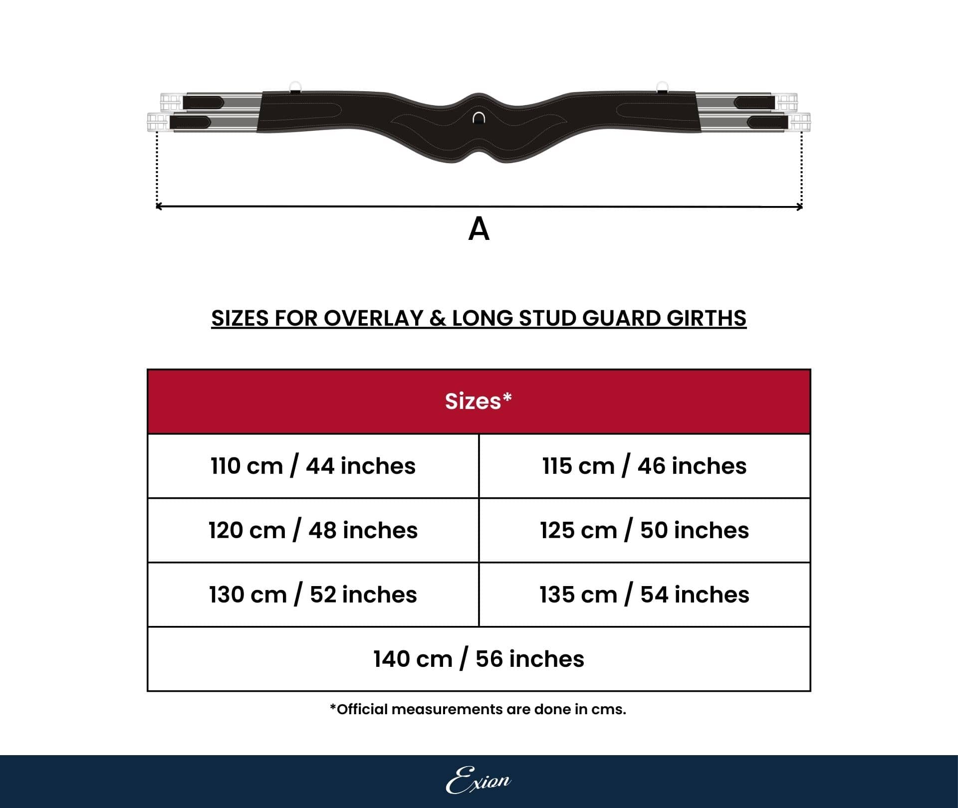 ExionPro 'AdaptLine' Wave Over Lay Girth - Grey Elastic with White Lines