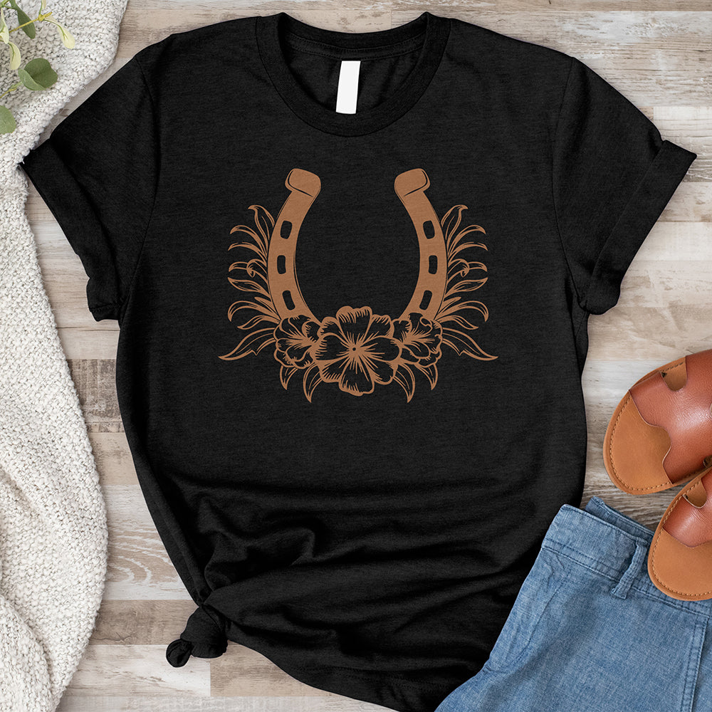 Horseshoe Flower Tee