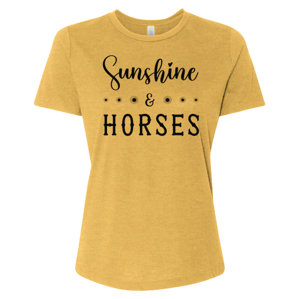 Sunshine & Horses V3 Tee