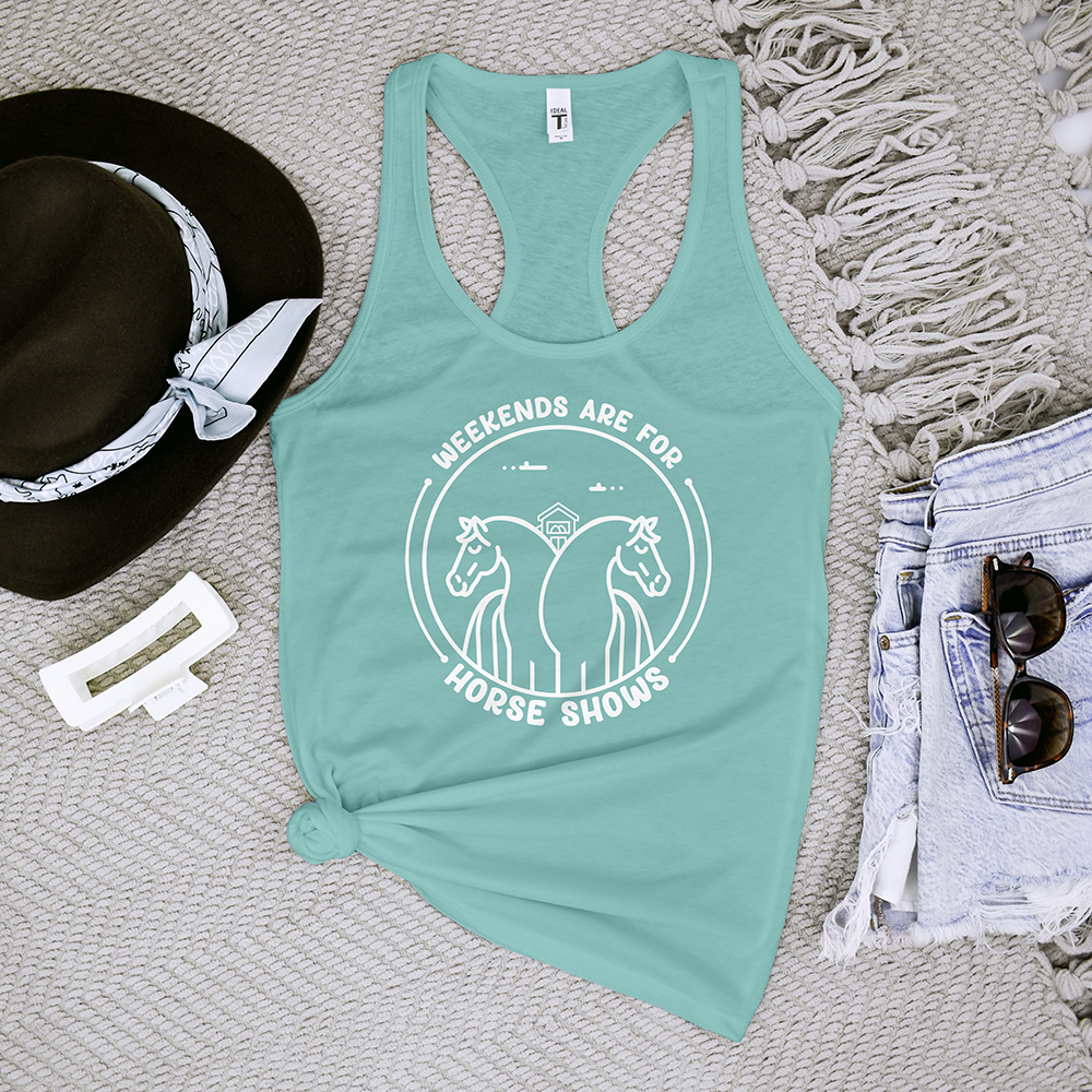 Weekends Are for Horse Shows Tank Top