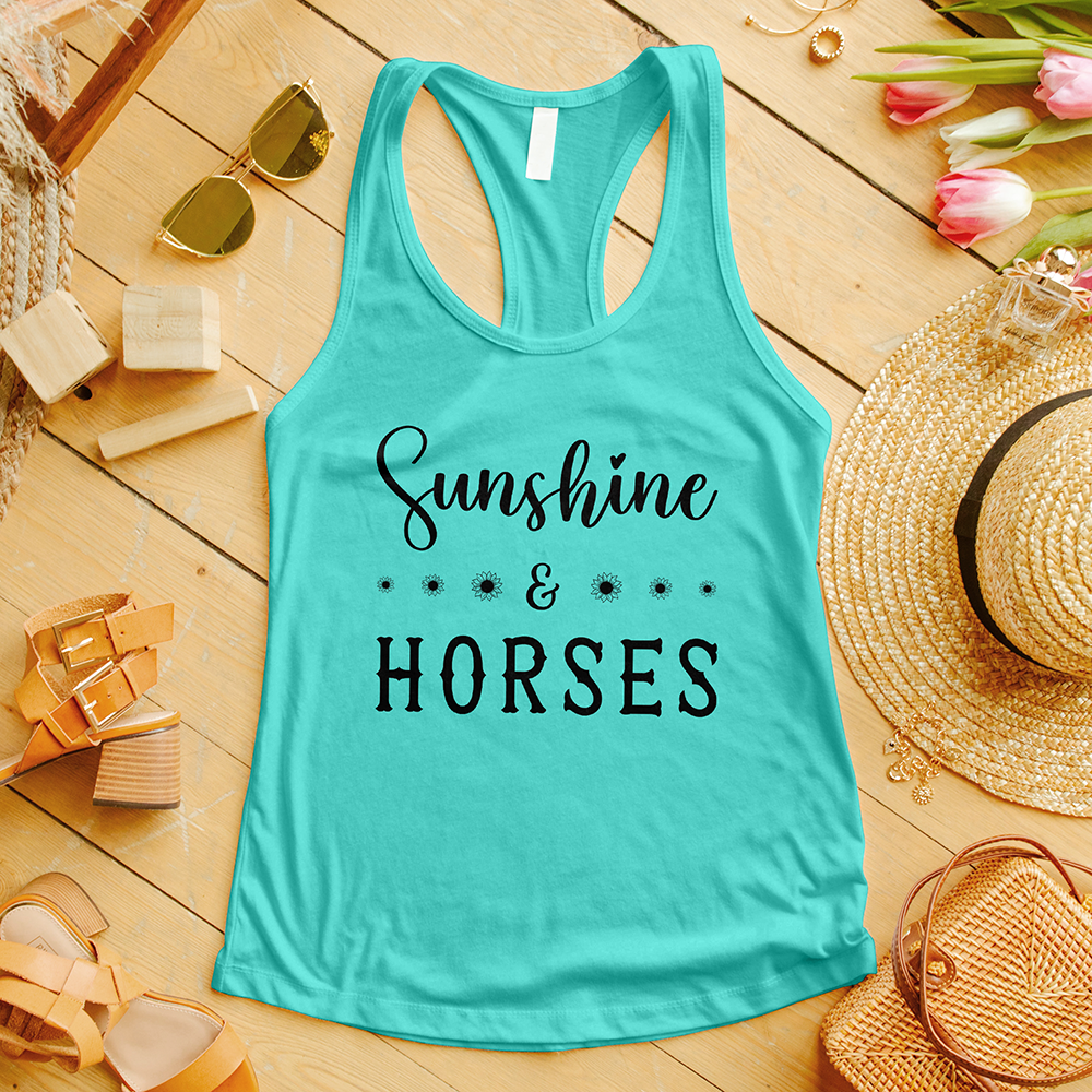 Sunshine & Horses V3 Tank Top