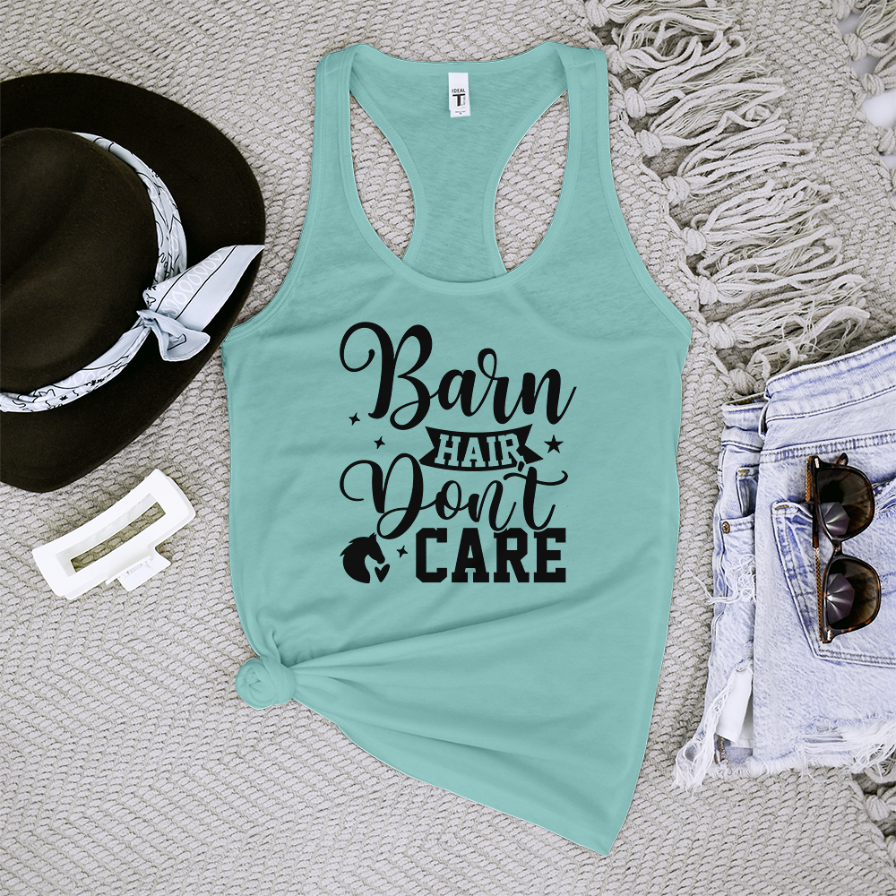 Barn Hair Don't Care V4 Tank Top