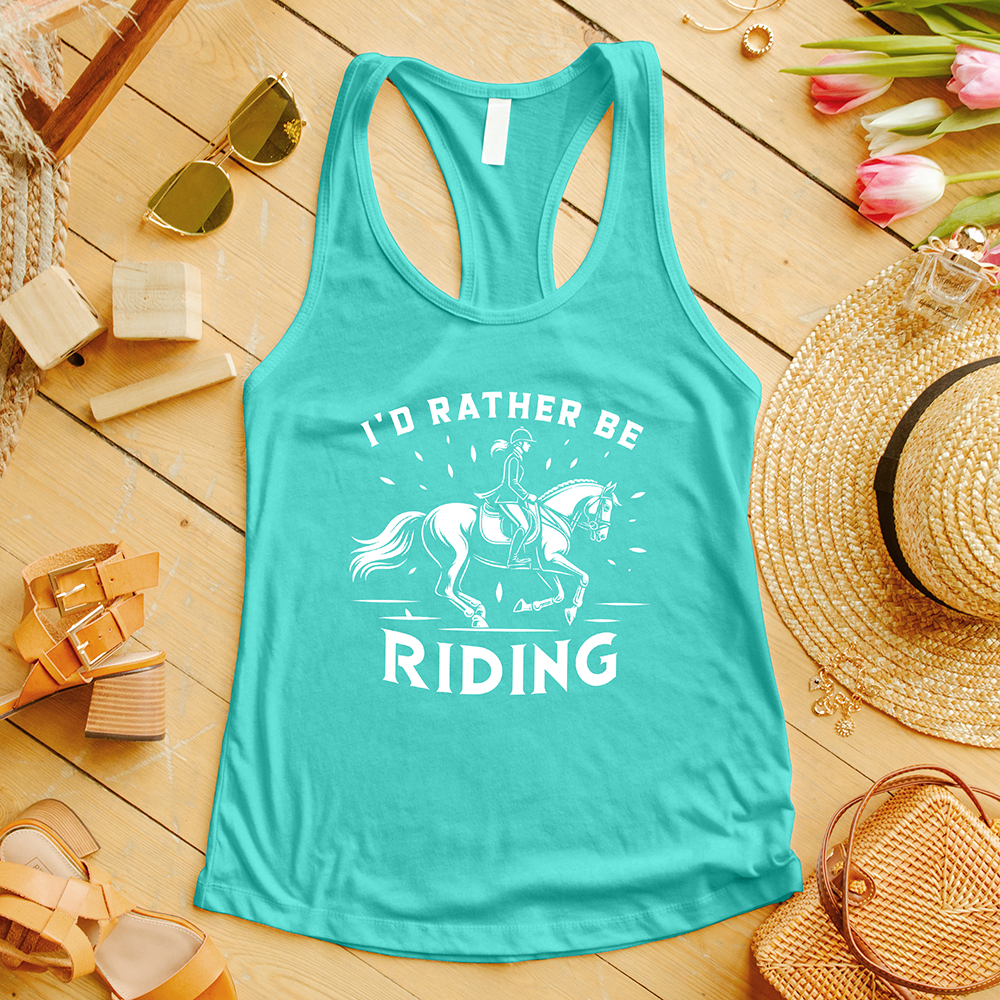 I'd Rather Be Riding Tank Top
