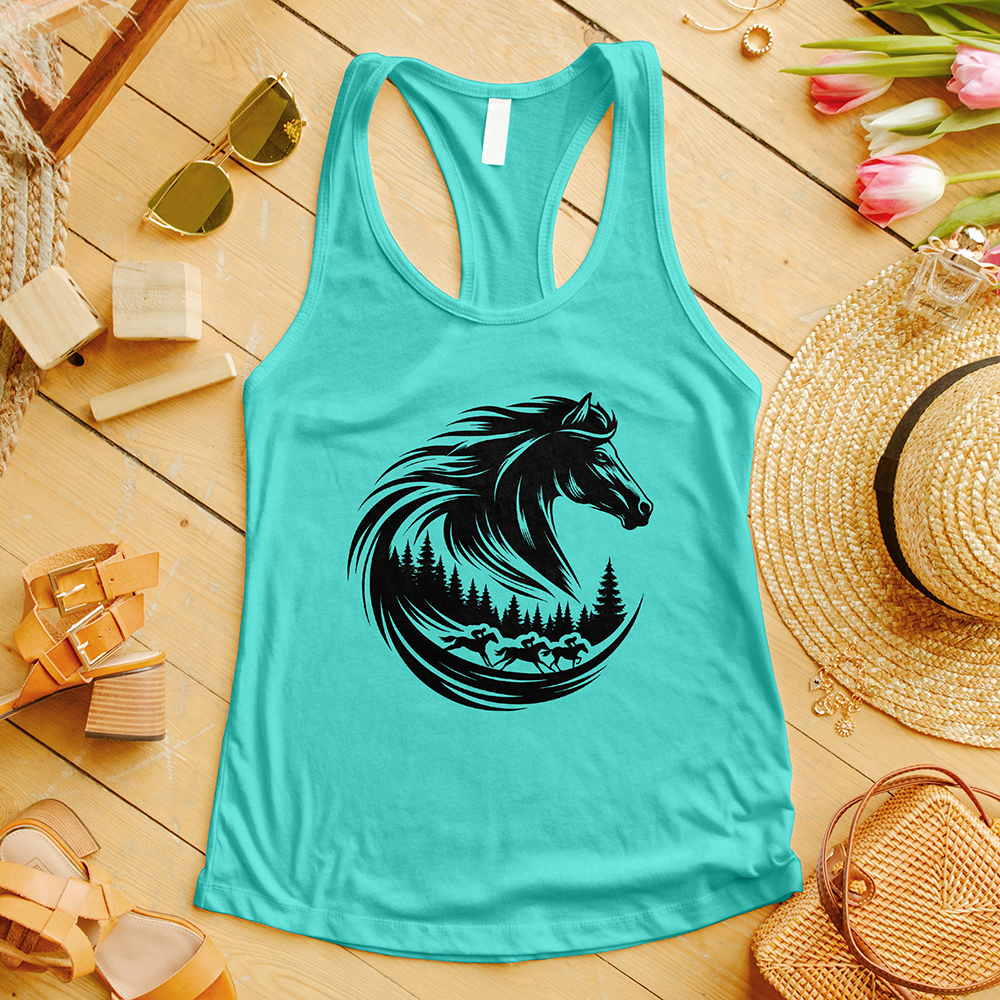Majestic Horse's Head Tank Top