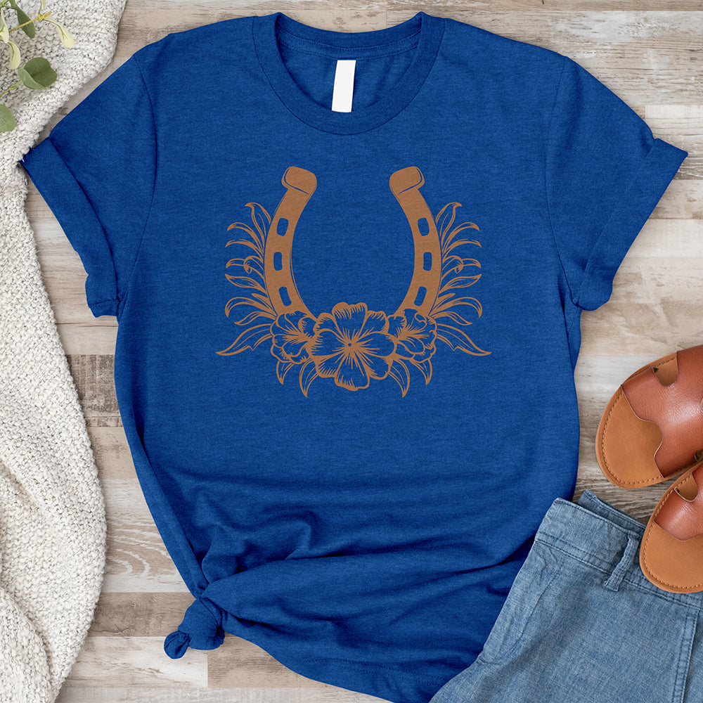 Horseshoe Flower Tee