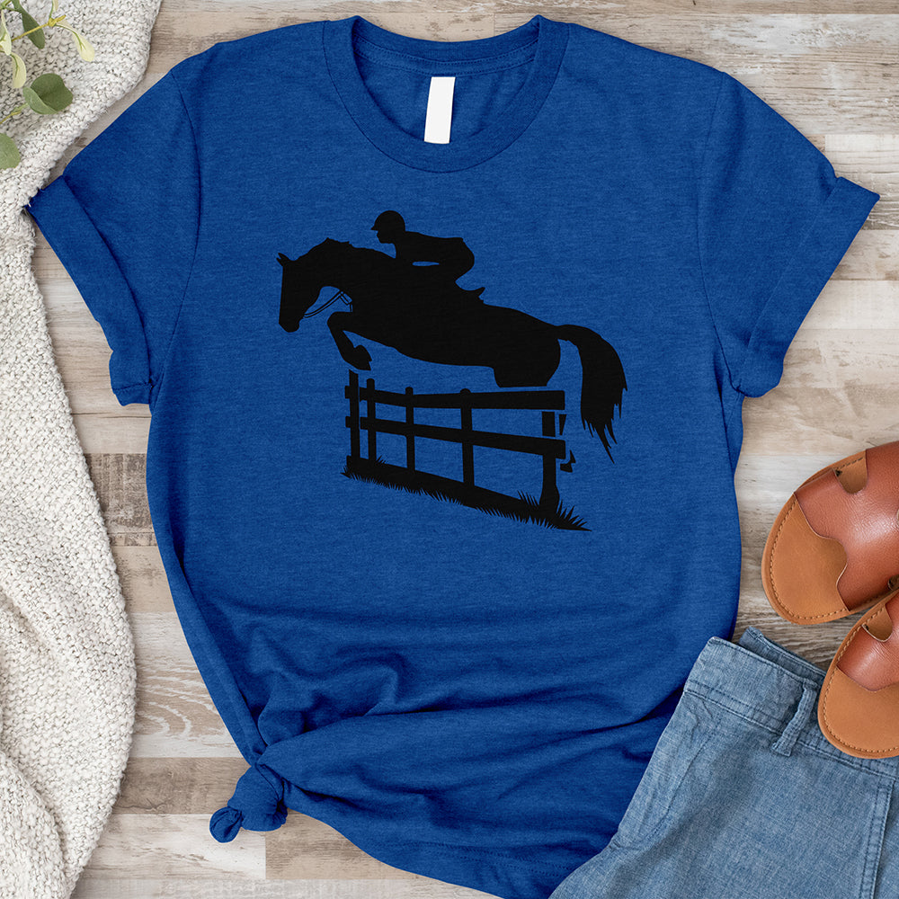 Horse Jumping Fence Tee