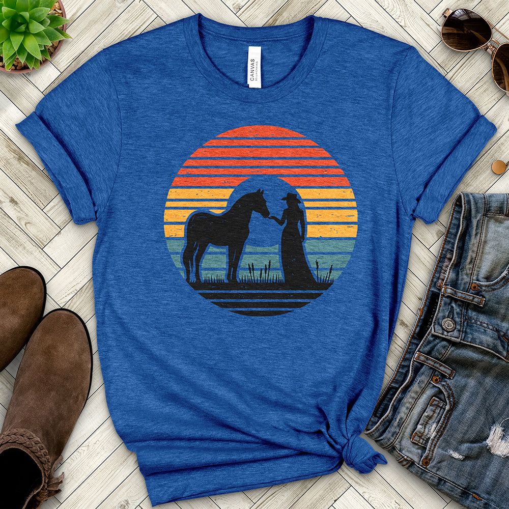 Loved By A Horse Horse TShirt For Equestrian Gift Tee Shirt – Vota Color Loved By A Horse Horse TShirt For Equestrian Gift Tee Shirt – Vota Color