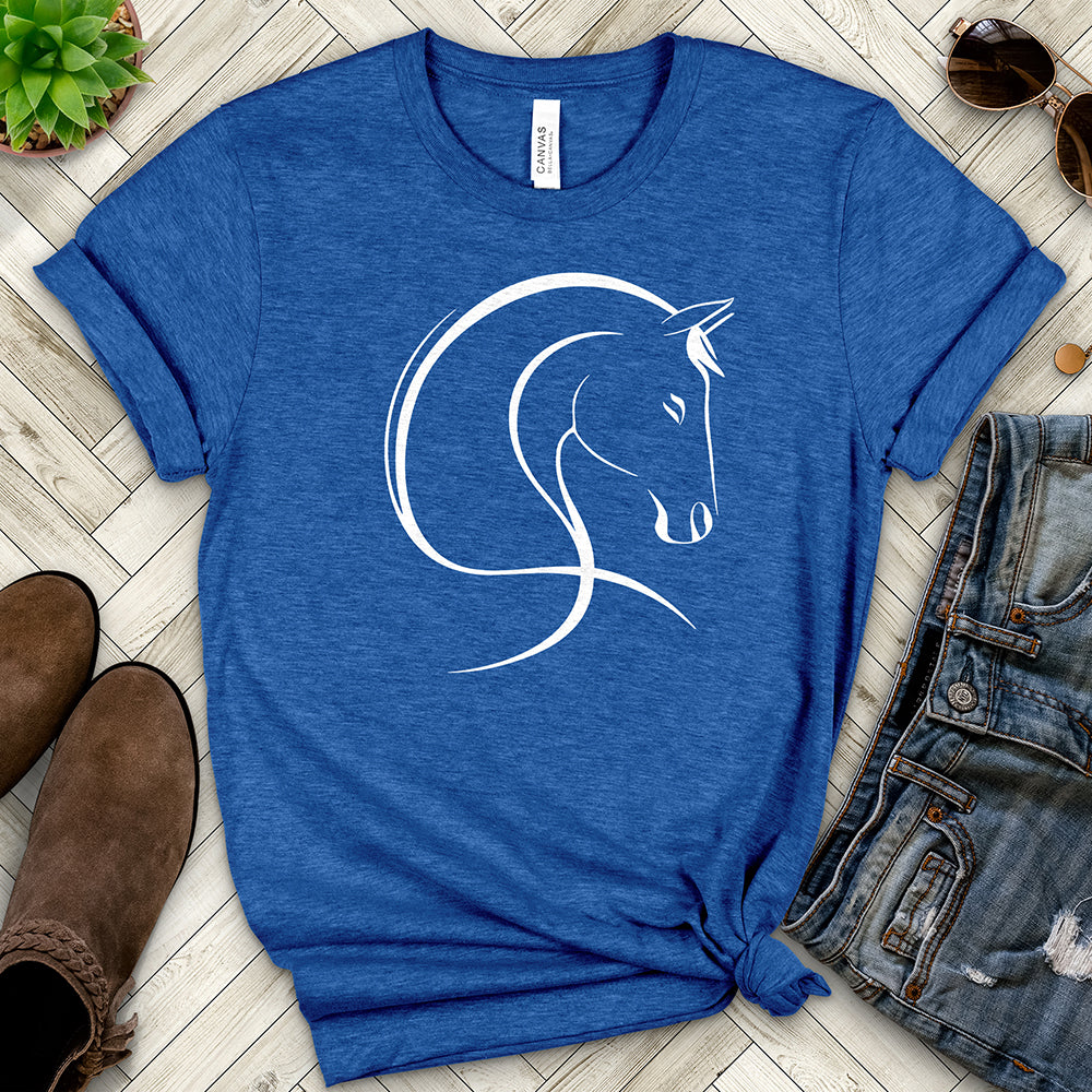 Horse Line Art Tee