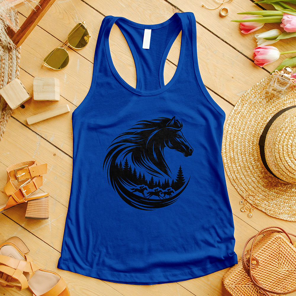 Majestic Horse's Head Tank Top