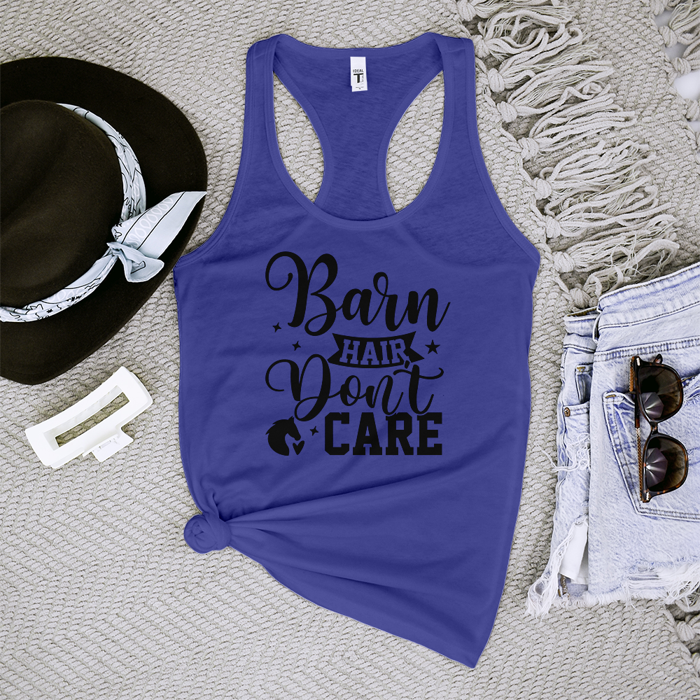 Barn Hair Don't Care V4 Tank Top