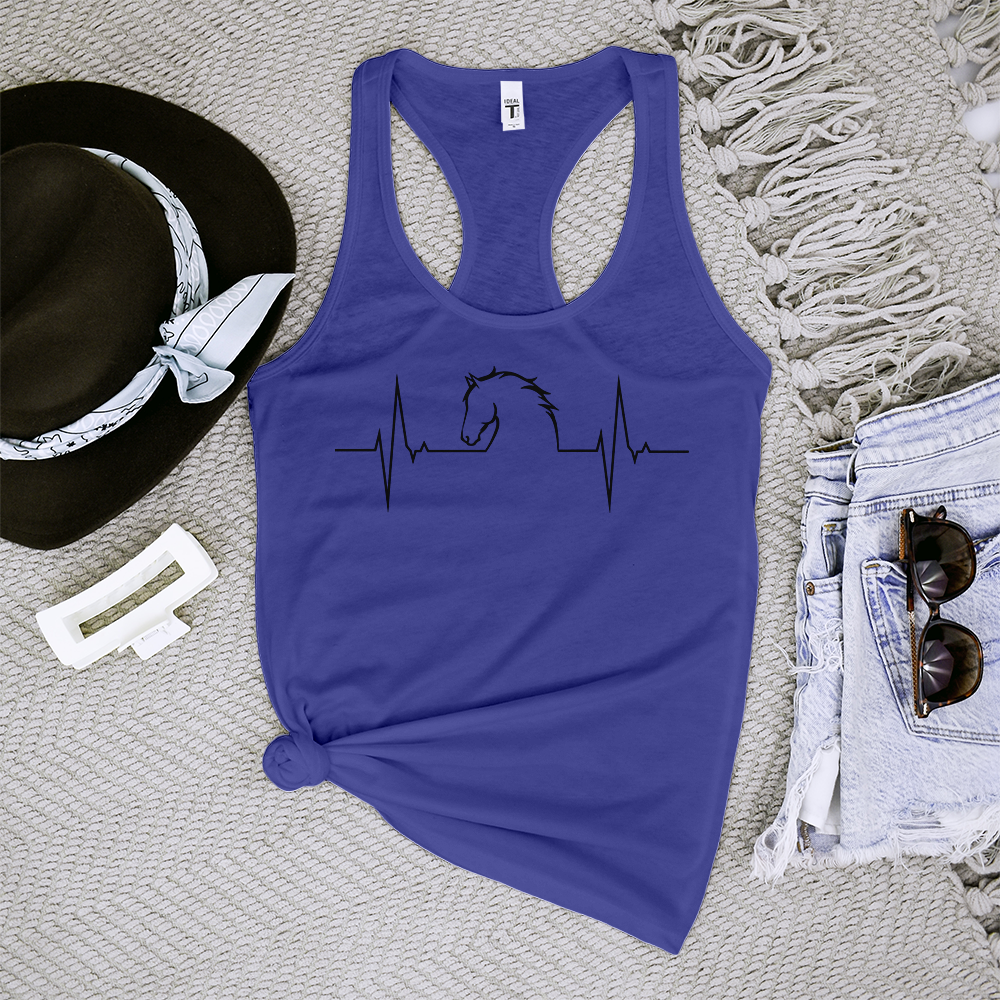 Horse Heartbeat Tank Top