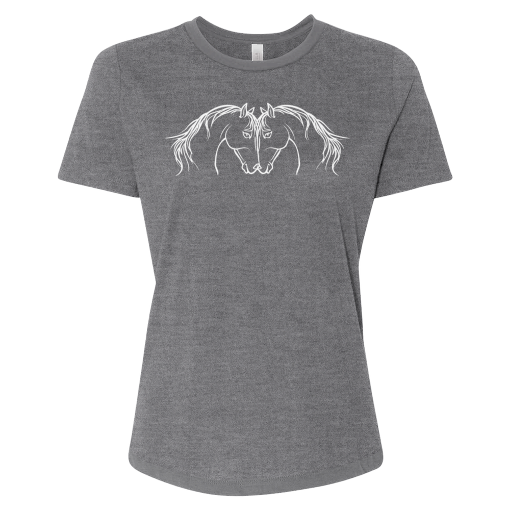 Two Horse Heads Intertwined Tee