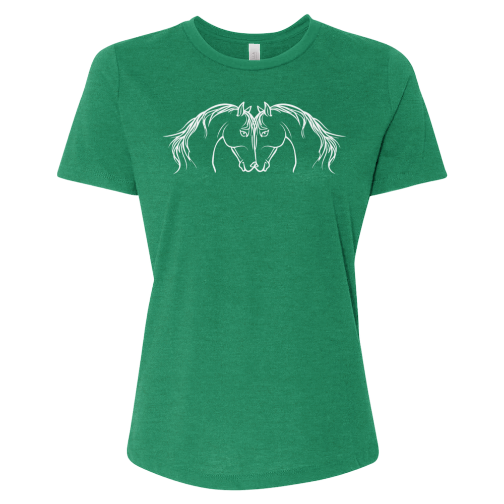 Two Horse Heads Intertwined Tee