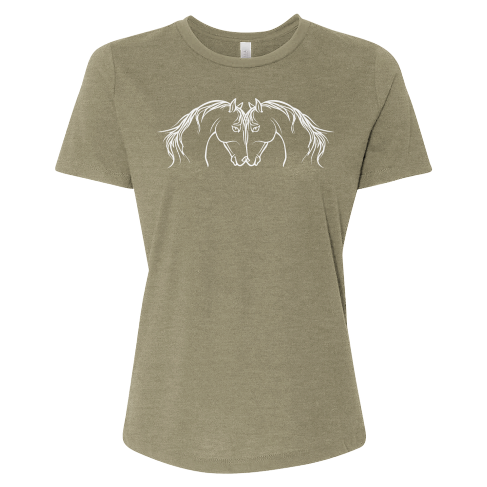 Two Horse Heads Intertwined Tee