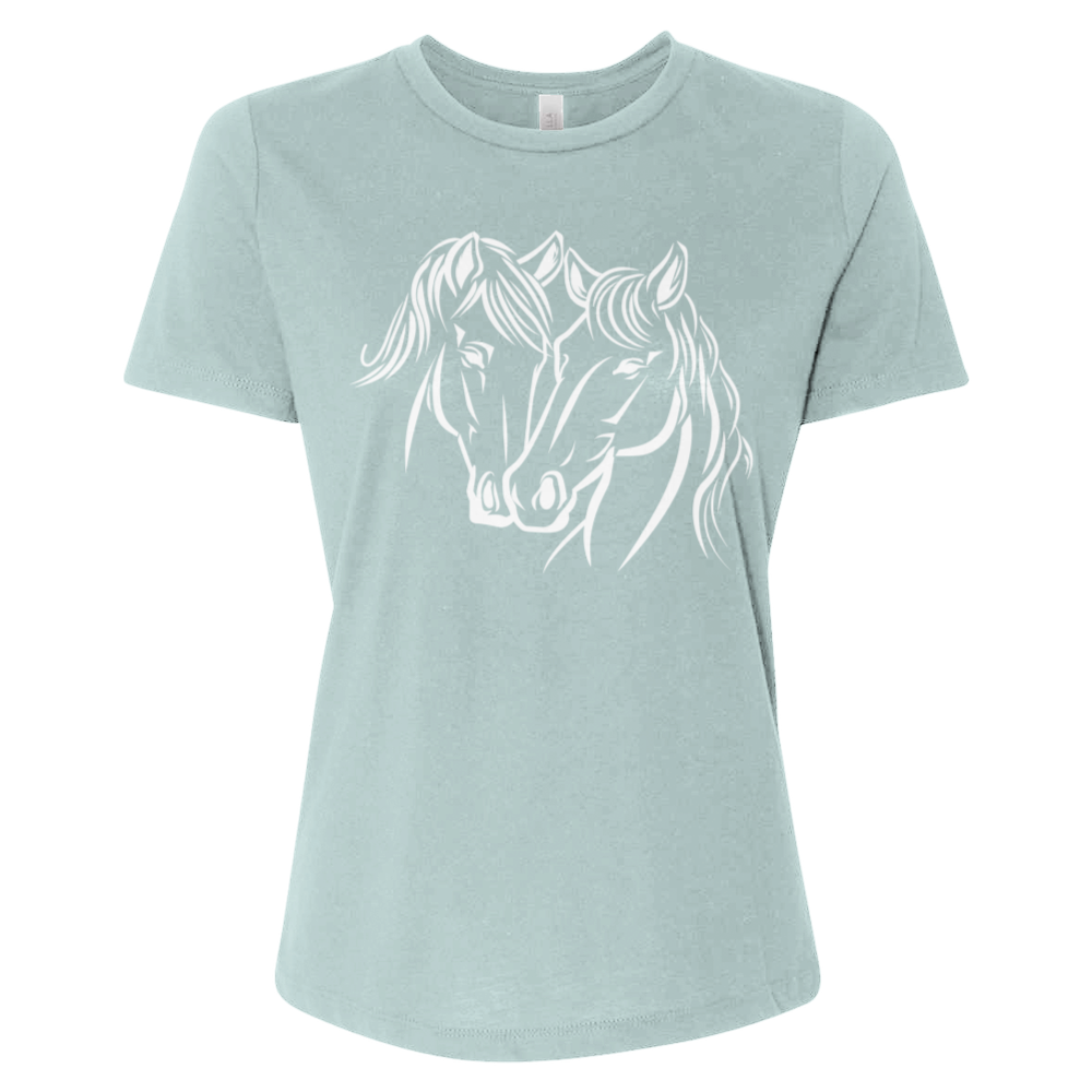 Two Horses Head to Tail Tee