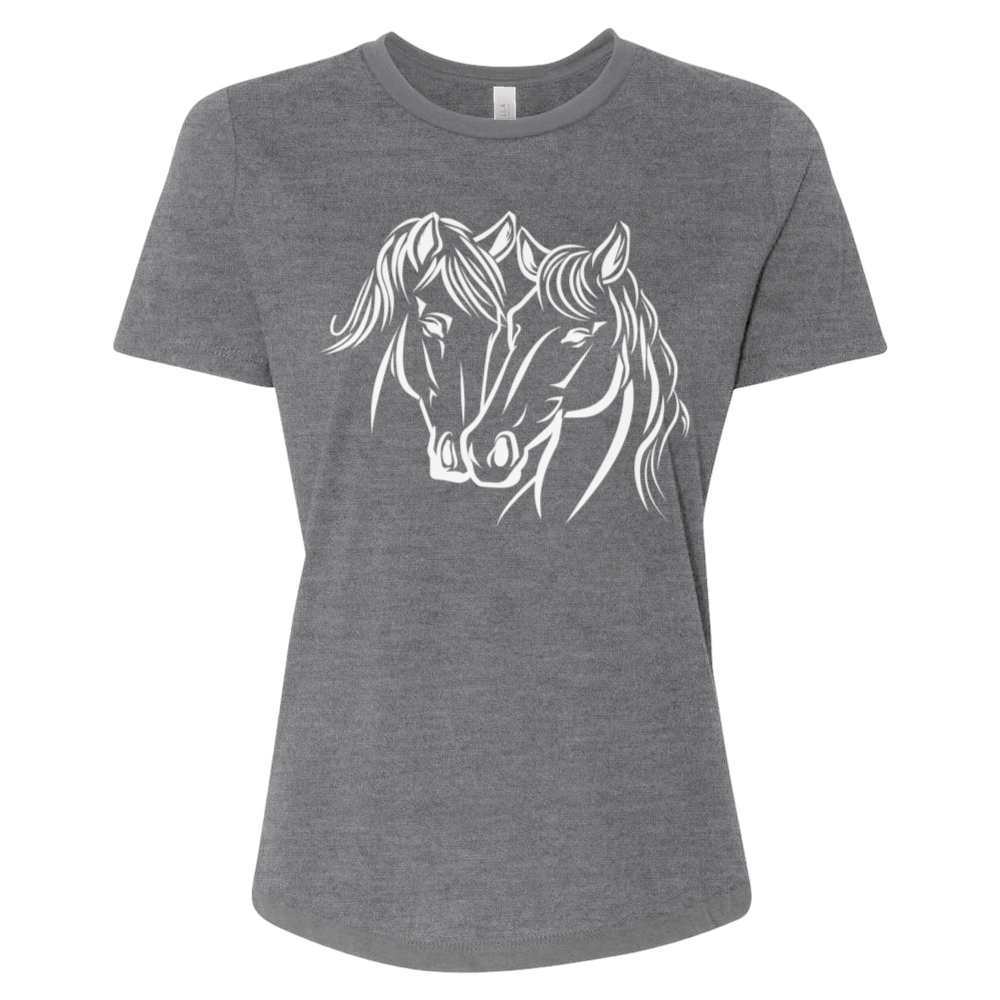 Two Horses Head to Tail Tee