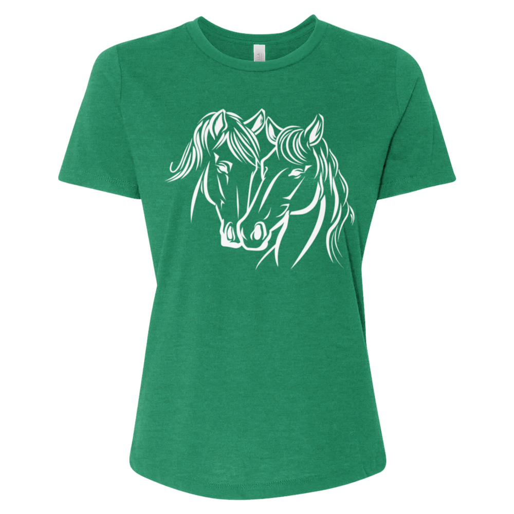 Two Horses Head to Tail Tee