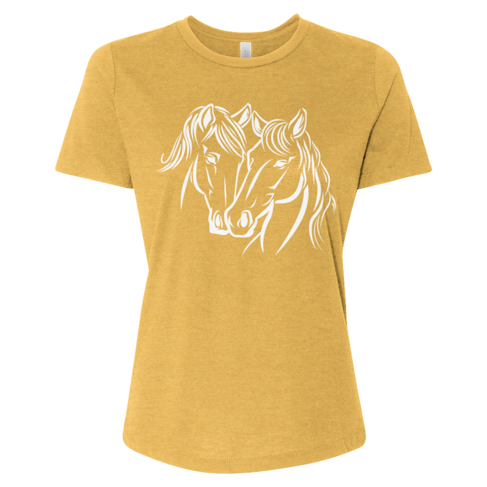 Two Horses Head to Tail Tee