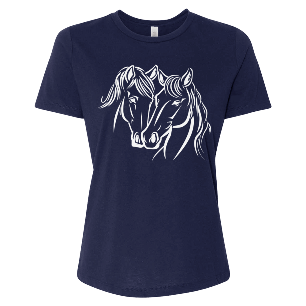Two Horses Head to Tail Tee