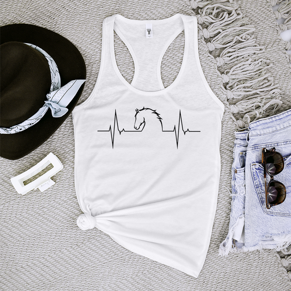 Horse Heartbeat Tank Top